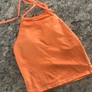Kortni Jeane Swim - Kortni Jeane Orange High Rise Top Kortni Jeane Swim - Kortni Jeane Orange High Rise Top